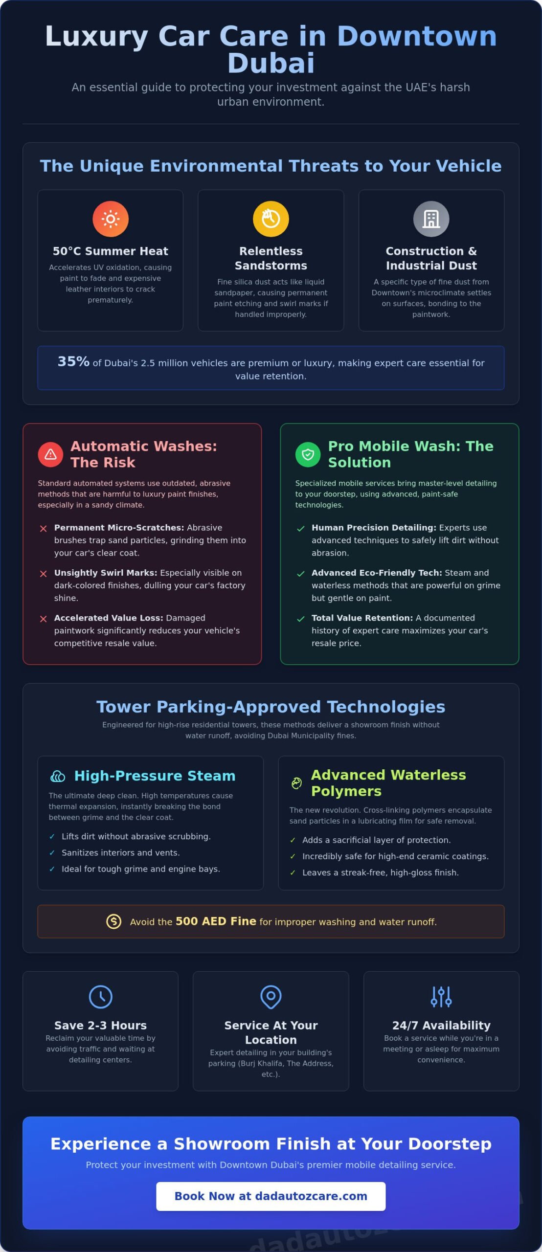 Premium Mobile Car Wash Downtown Dubai: The 2026 Detailing Guide