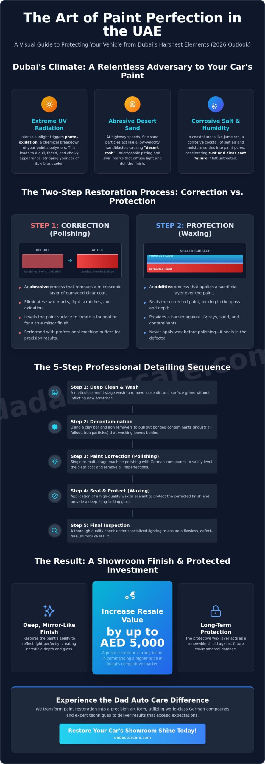 Professional Car Polishing and Waxing Dubai: The 2026 Paint Restoration Guide